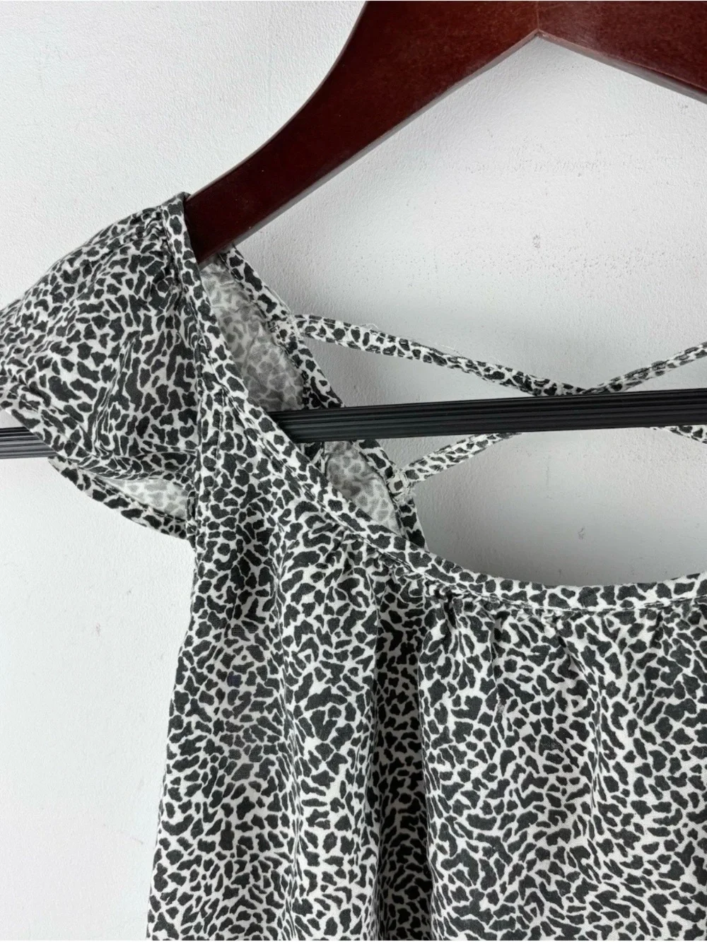 Billabong Girl's Animal Print Flutter Sleeve Sundress Summer Dress Medium 8 10